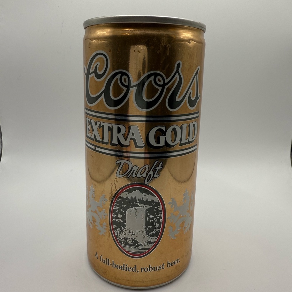 Coors Extra Gold Draft Beer Can